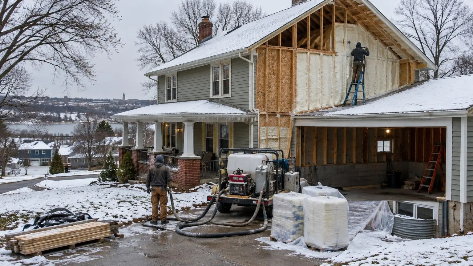Spray Foam Insulation in Iowa City, IA